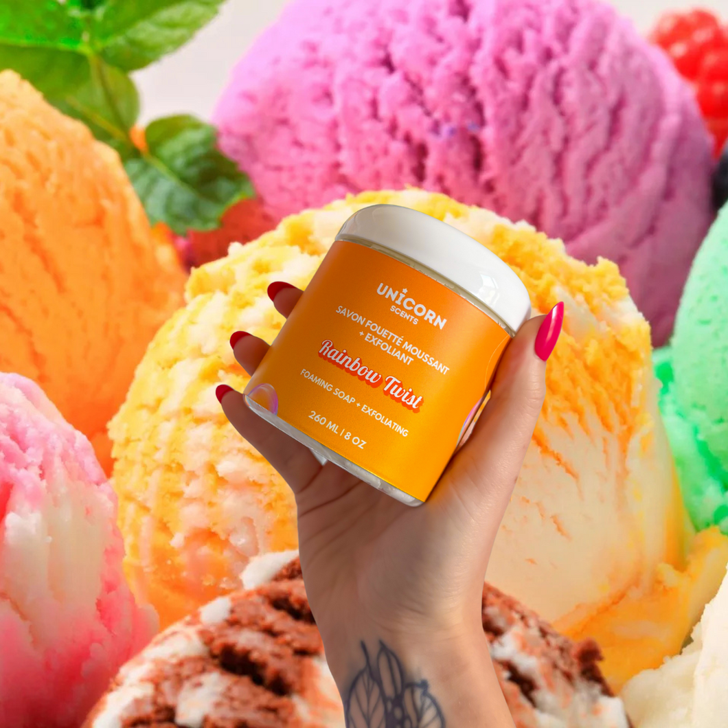 Savon exfoliant JUMBO - Rainbow twist