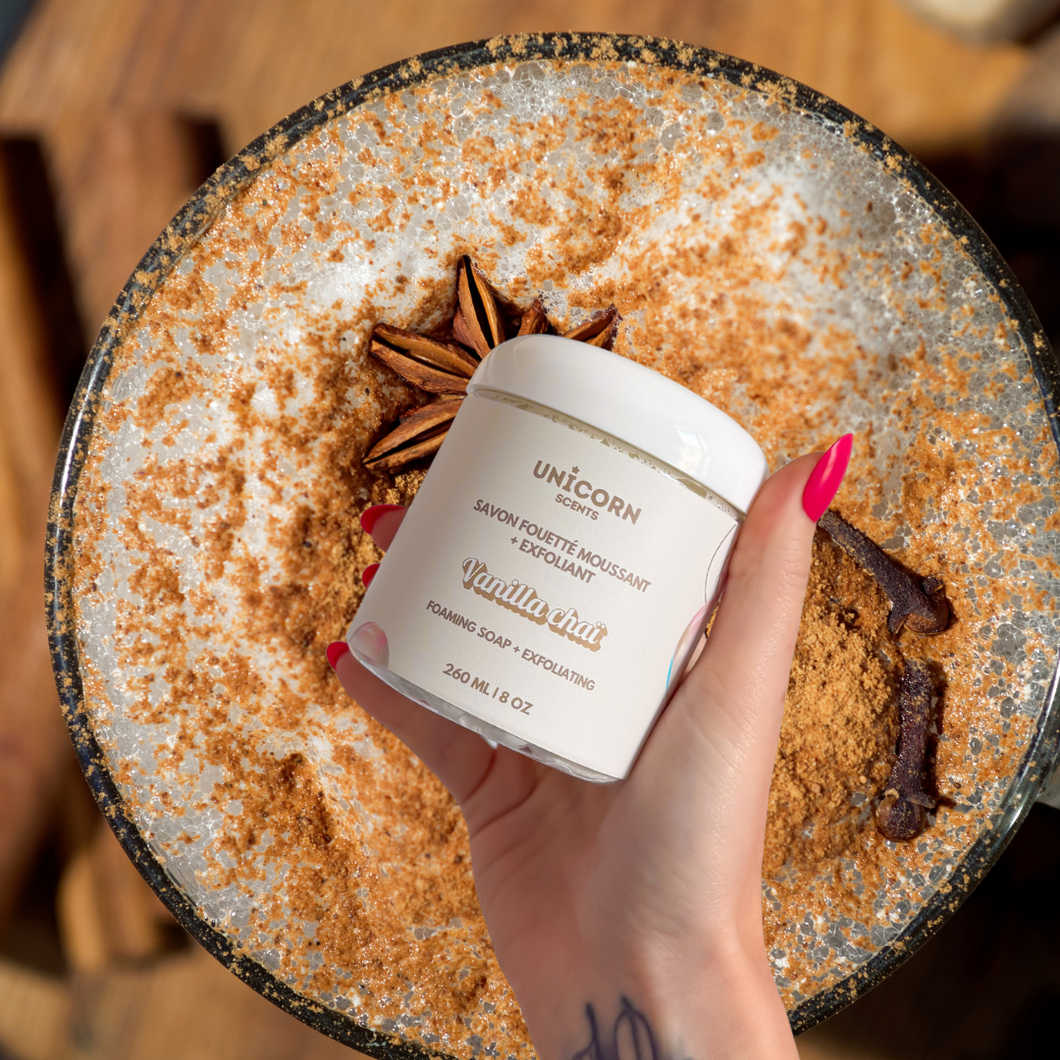 Savon exfoliant JUMBO - Vanilla chaï