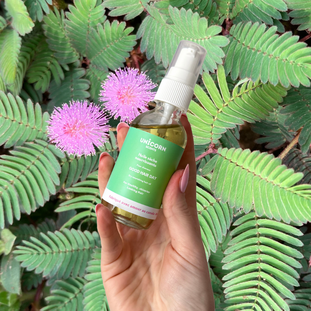 Huile sèche nourrissante - Good hair day 🌱